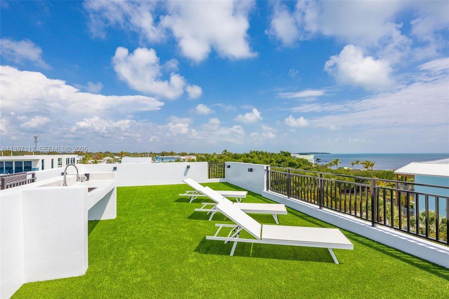 Lounge in private terrace