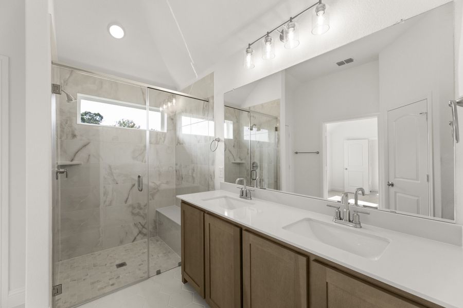 Furnished interior view inside a new home in The Reserve at Spiritas Ranch, Little Elm (Image 11).
