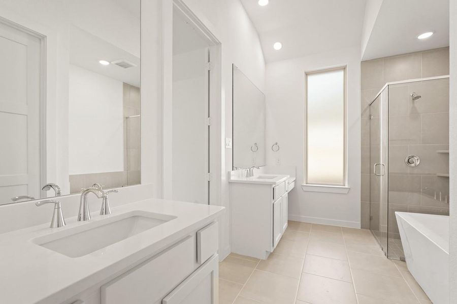 Furnished interior view inside a new home in Kresston: 55ft. lots, Magnolia (Image 8).