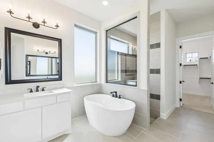 Furnished interior view inside a new home in Lakeway Estates, Waxahachie (Image 8). Furnished interior view inside a new home in Lakeway Estates, Waxahachie (Image 8).