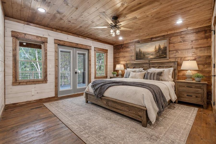 Furnished interior view inside a new home in , Ellijay (Image 13).