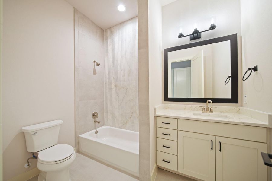 Furnished interior view inside a new home in , Houston (Image 31).