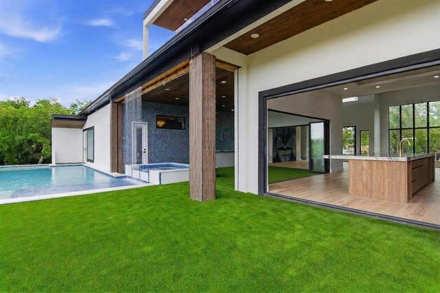 Exterior details and patio area of a home in , Southlake (Image 10).
