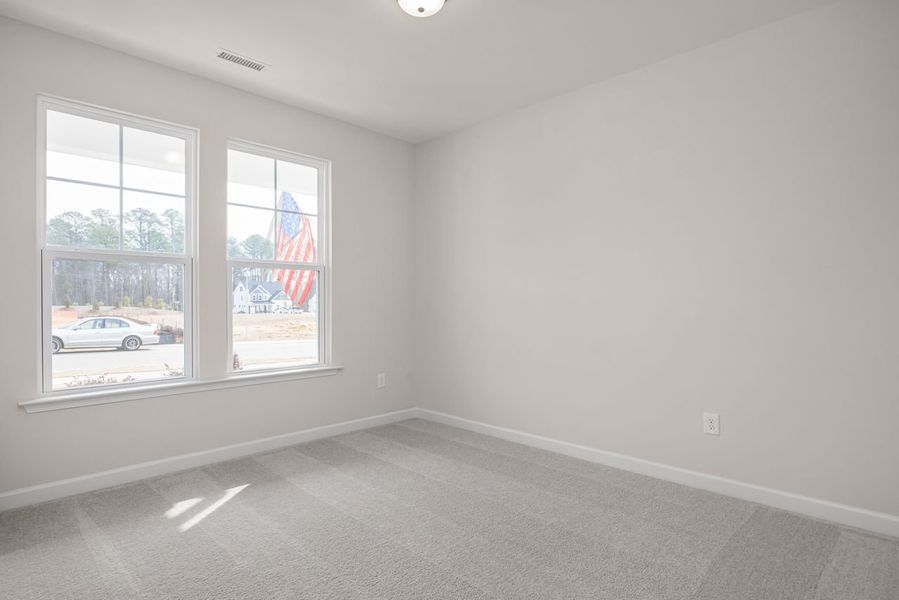 Representative unfurnished interior of a home built from the The Franklin C by Davidson Homes LLC in Retreat at North Main, Lillington (Image 16).