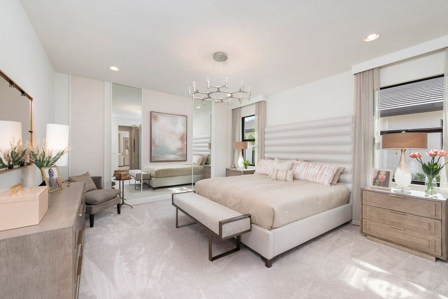 Representative furnished interior of a home built from the Sierra by GL Homes in Valencia Parc at Riverland, Port St. Lucie (Image 19).