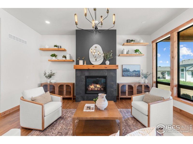 Furnished interior view inside a new home in , Berthoud (Image 11).