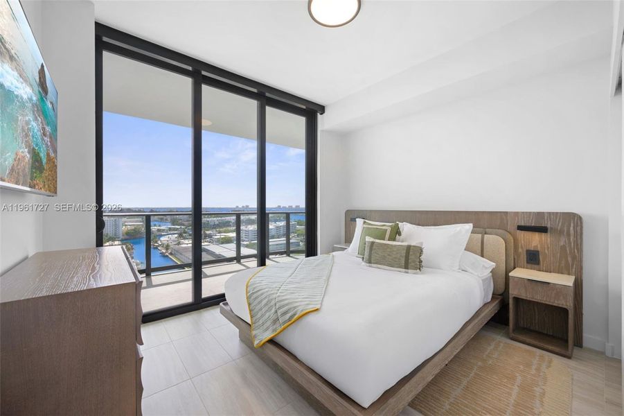 Furnished interior view inside a new home in , Miami Beach (Image 13).