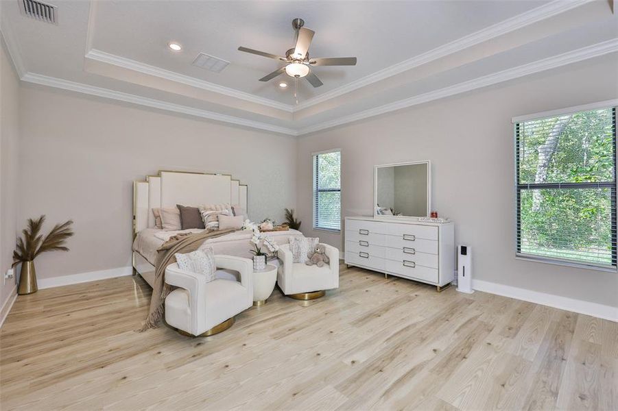 Furnished interior view inside a new home in Bella Terra, Hudson (Image 33).