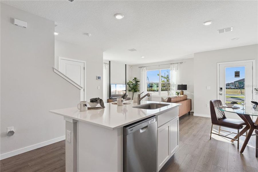 Furnished interior view inside a new home in , St. Cloud (Image 2).