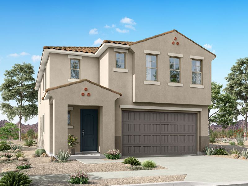 Representative exterior photo of a completed home built from the Pecan by Mattamy Homes in Baker Farms, Phoenix, AZ (Image 6).