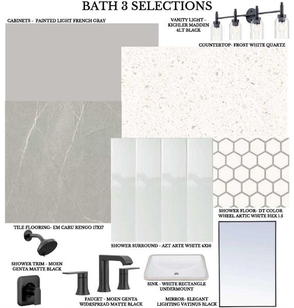 Sample of building materials used in homes in Towne Lake, Cypress (Image 9).