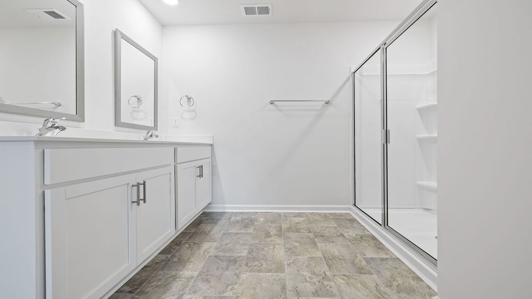Furnished interior view inside a new home in Lightwood Cottages, Moore (Image 12).