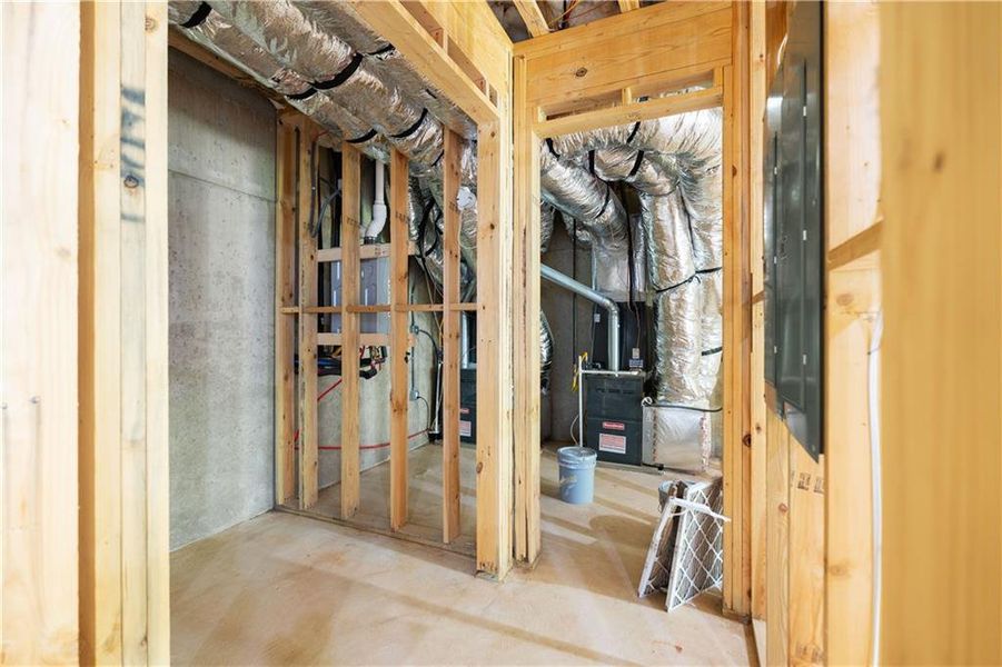 In-progress construction of a new home in , Atlanta, GA (Image 89).