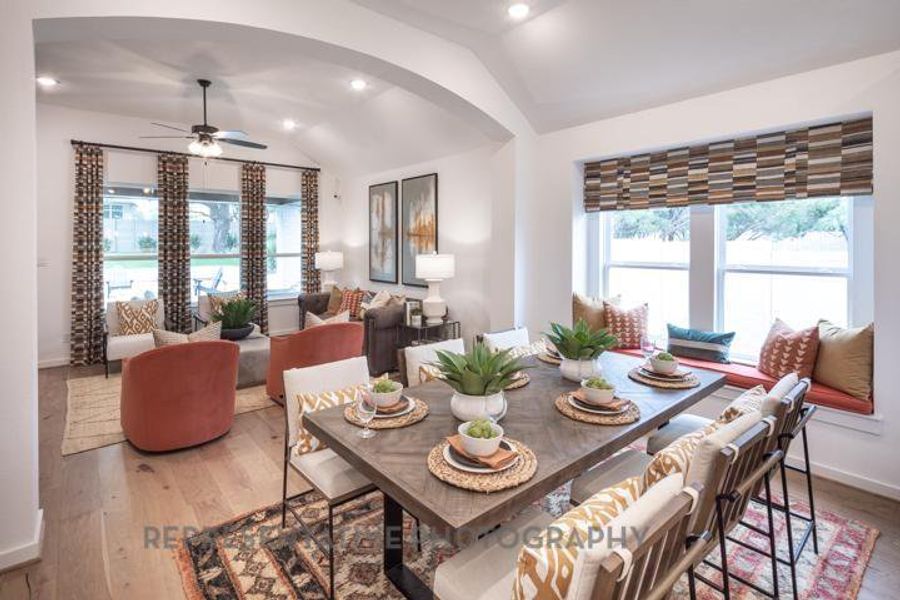Furnished interior view inside a new home in Evergreen, Conroe (Image 29).