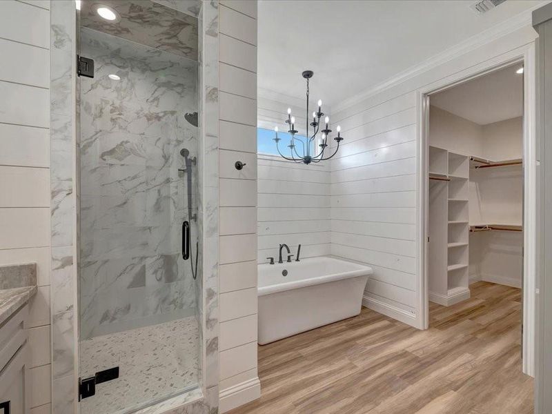 Furnished interior view inside a new home in , Huntington (Image 6).