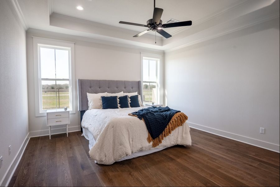 Representative furnished interior of a home built from the The Addison by Reece Homes in Pebble Creek, College Station (Image 35).