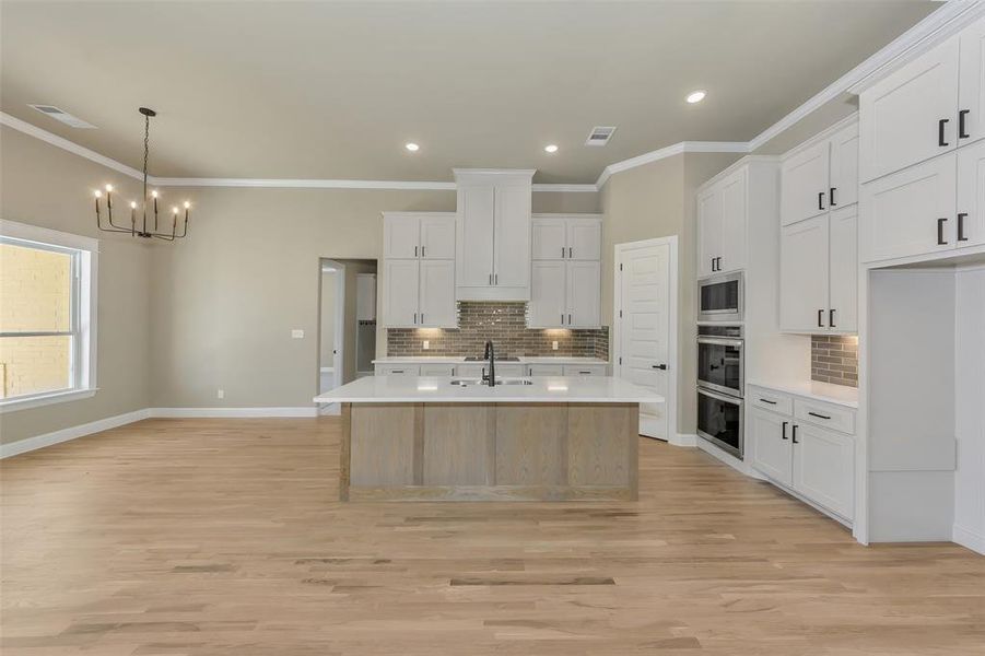 Furnished interior view inside a new home in , Poolville (Image 11).