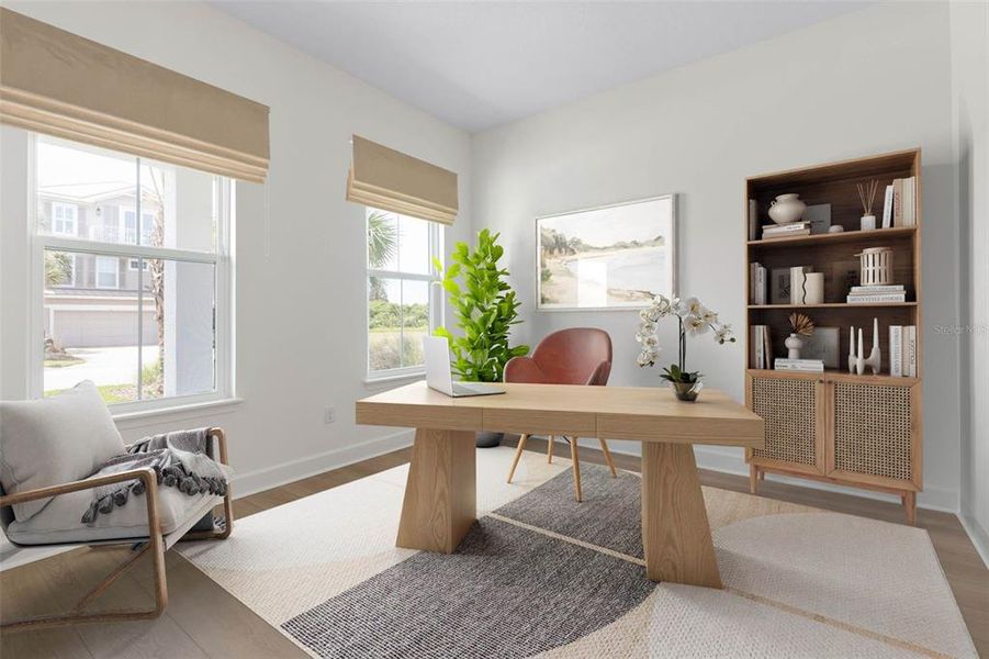 Furnished interior view inside a new home in , Palm Coast (Image 17).