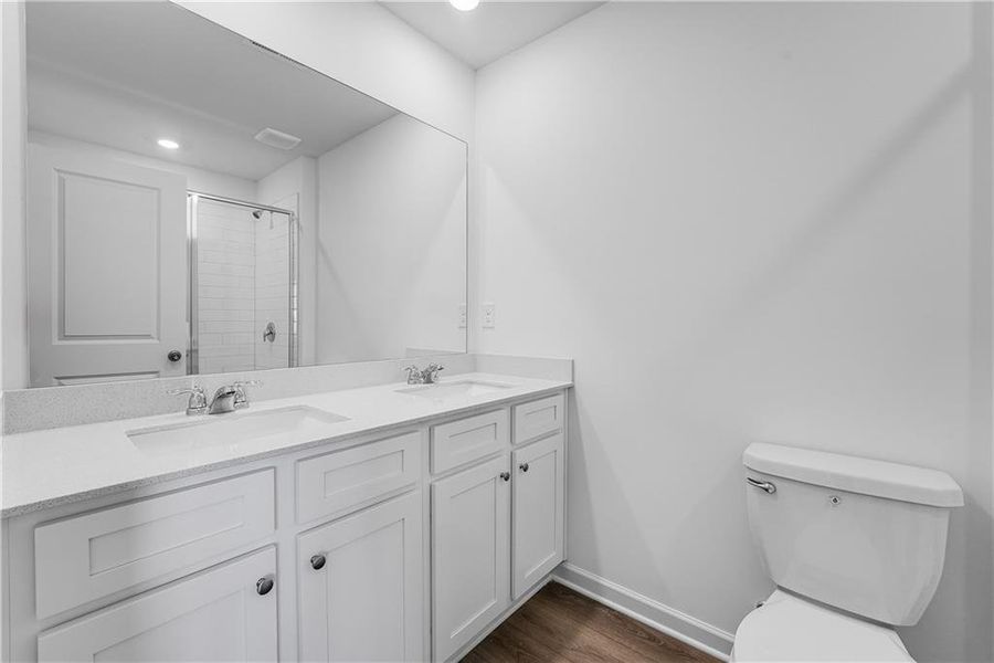 Furnished interior view inside a new home in Crossvine Village, LaGrange (Image 6).