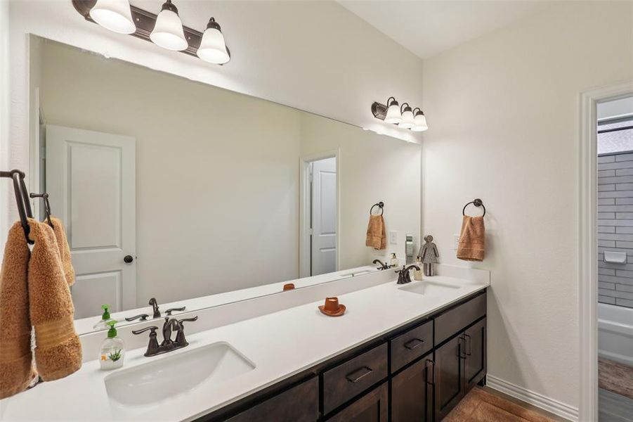 Furnished interior view inside a new home in , Waxahachie (Image 27).