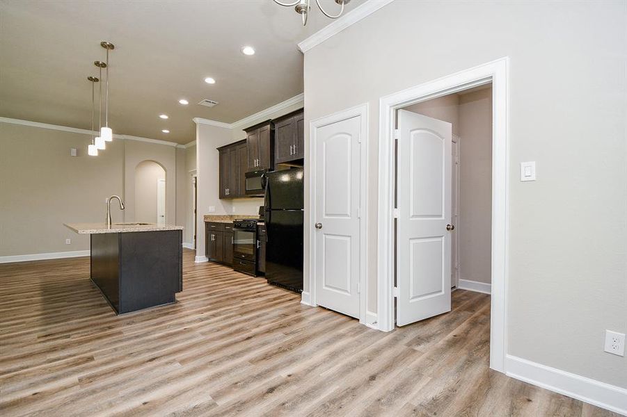 Furnished interior view inside a new home in , Houston (Image 9).