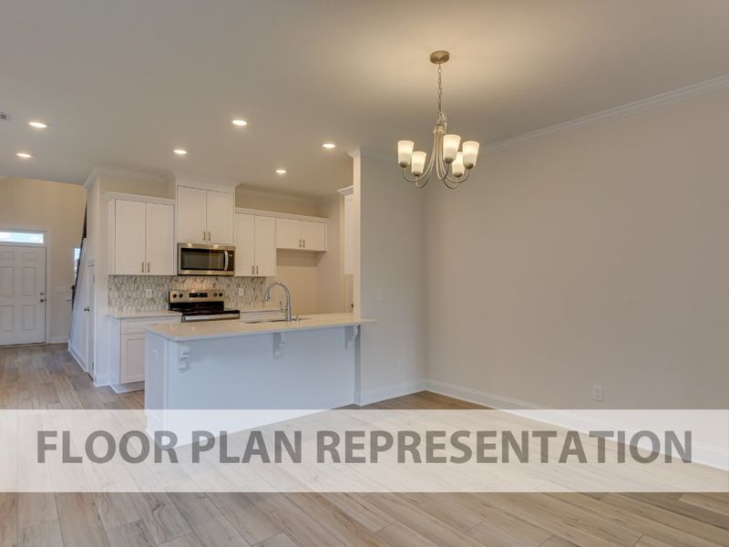 Cafe Area | 1800 Plan by Ivey Homes Cafe Area | 1800 Plan by Ivey Homes