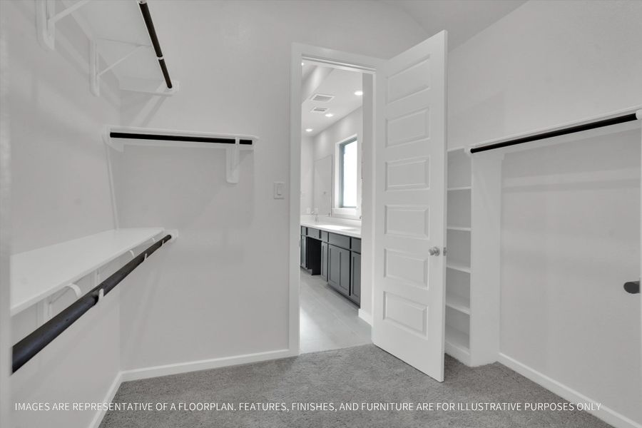 Furnished interior view inside a new home in River Ranch 55', Dayton (Image 11).