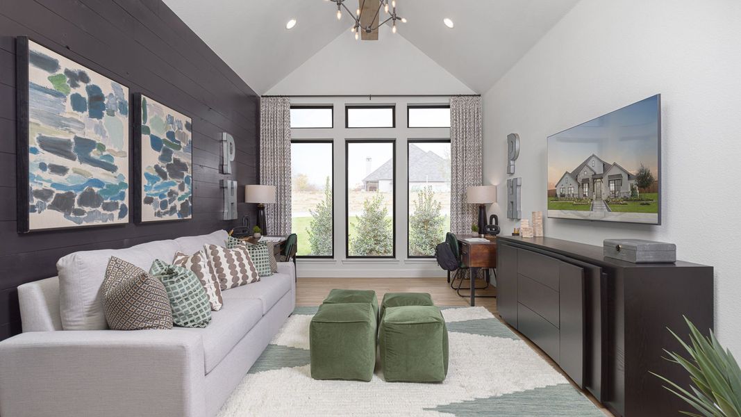 Furnished interior view inside a new home in The Lakes Of Somercrest 60', Midlothian (Image 10). Furnished interior view inside a new home in The Lakes Of Somercrest 60', Midlothian (Image 10).