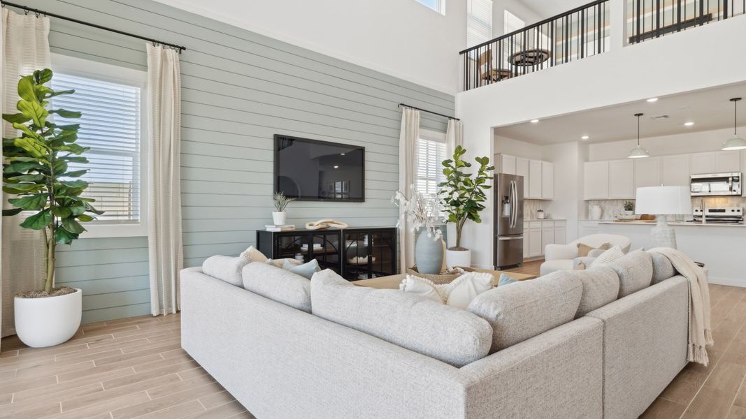 Furnished interior view inside a new home in Apache Farms, Buckeye (Image 17).