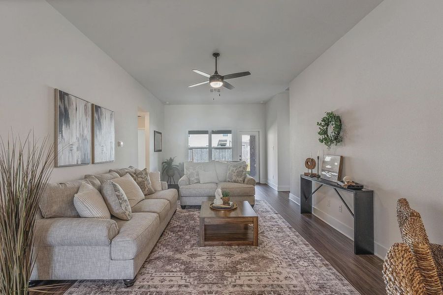 Furnished interior view inside a new home in Grand Oaks Reserve, Cleveland (Image 11).