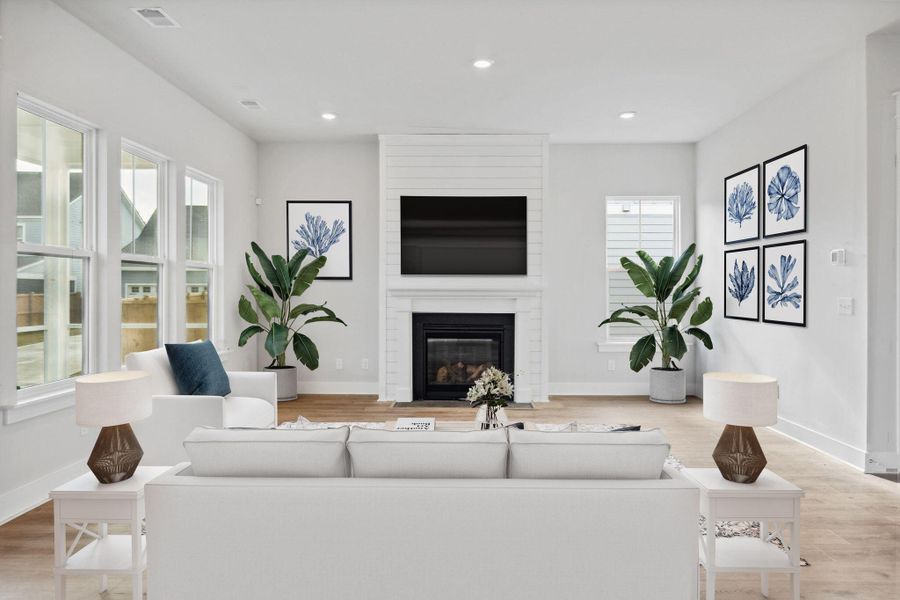 Furnished interior view inside a new home in Carnes Crossroads, Summerville (Image 3).