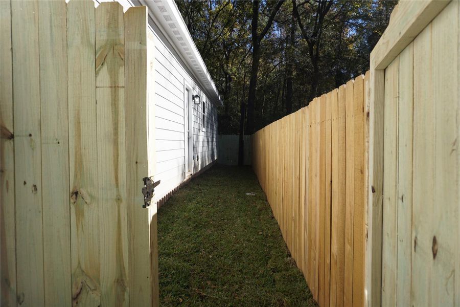 Exterior details and patio area of a home in , Willis (Image 24). Exterior details and patio area of a home in , Willis (Image 24).