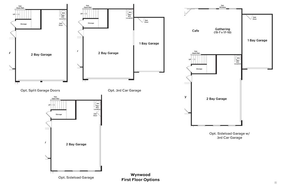 2D floor plan layout of this home in Cottages of Bearwood, Mount Pleasant, TN (Image 24).