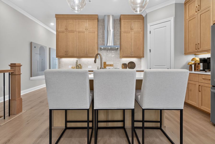 Representative furnished interior of a home built from the The Benton IV by The Providence Group in Ward's Crossing Townhomes, Johns Creek (Image 17).