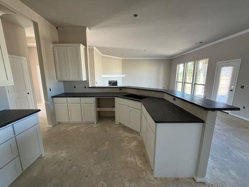 Furnished interior view inside a new home in , Muenster (Image 5).