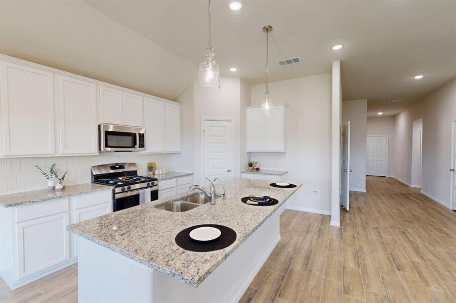 Furnished interior view inside a new home in Meadow Park, Denton (Image 6). Furnished interior view inside a new home in Meadow Park, Denton (Image 6).