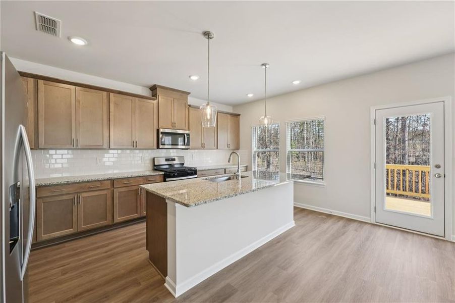 Furnished interior view inside a new home in Creekside at Oxford Park, Fairburn (Image 19).