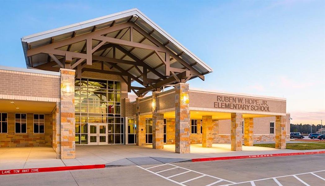 Prestigious Conroe ISD Elementary School inside the subdivision