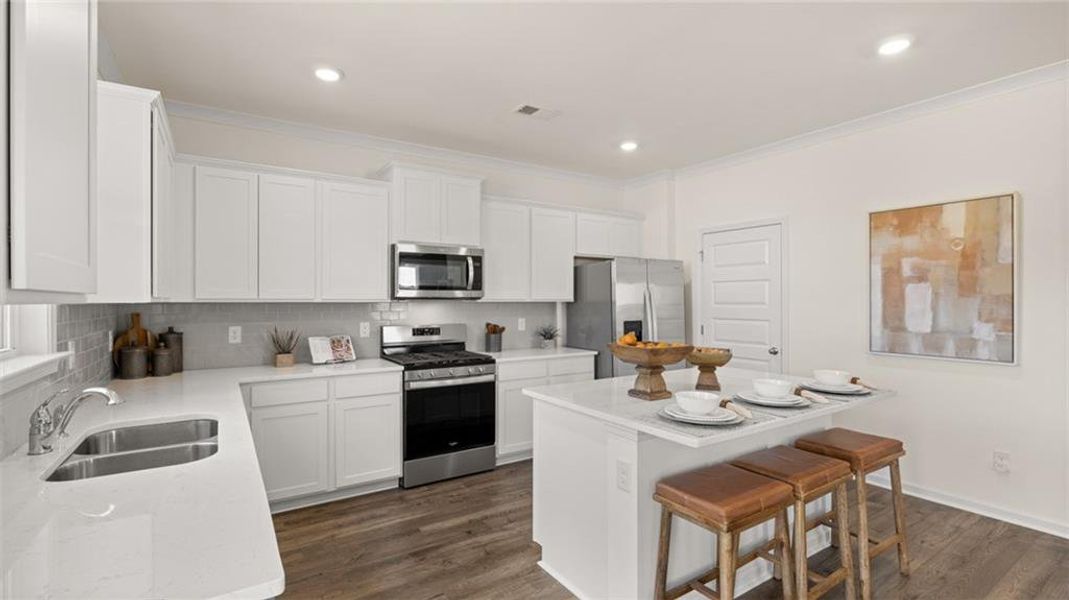 Furnished interior view inside a new home in Bridle Creek, Locust Grove (Image 3).