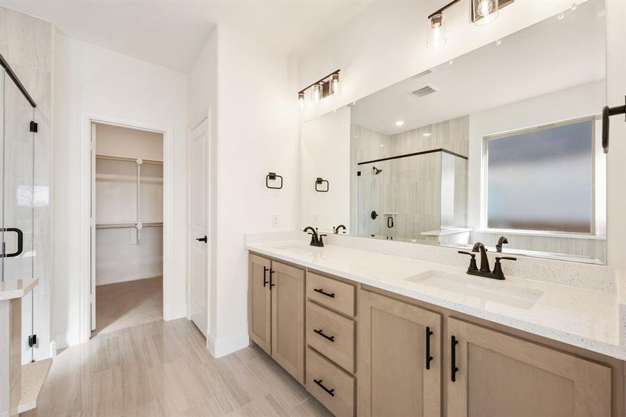 Furnished interior view inside a new home in Willow Wood Classic 60, McKinney (Image 10).