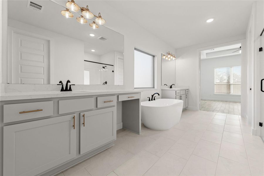 Furnished interior view inside a new home in Kresston - 65', Montgomery (Image 6). Furnished interior view inside a new home in Kresston - 65', Montgomery (Image 6).