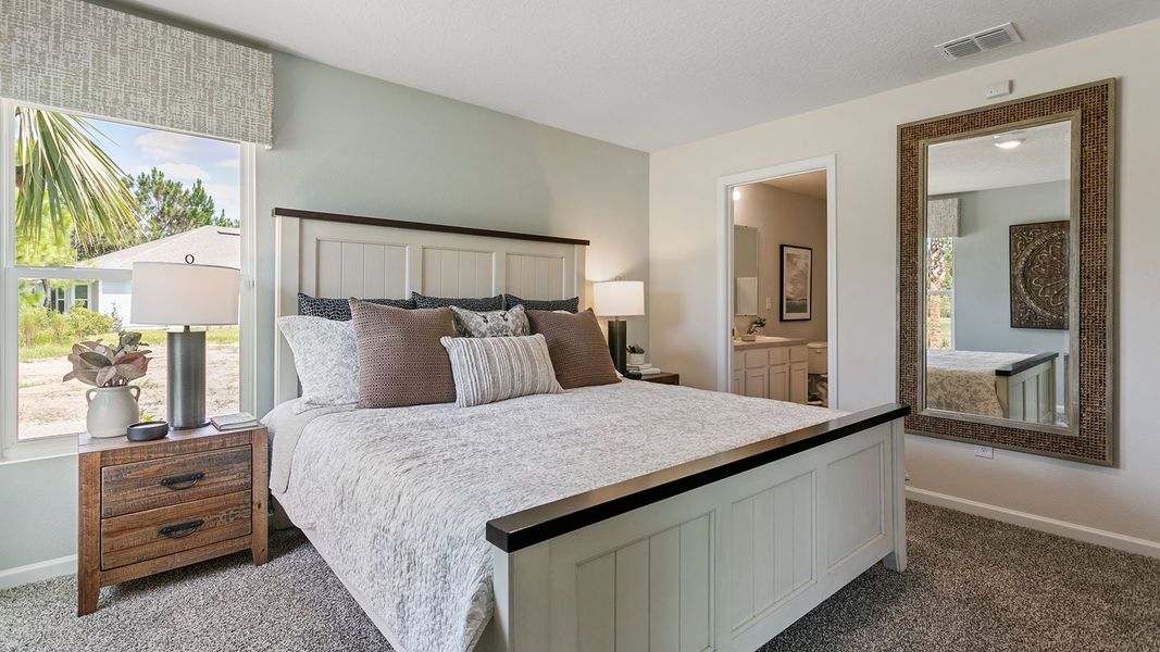Furnished interior view inside a new home in Grand Reserve, Bunnell (Image 17). Furnished interior view inside a new home in Grand Reserve, Bunnell (Image 17).