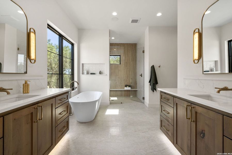 Furnished interior view inside a new home in , Spring Branch (Image 39).