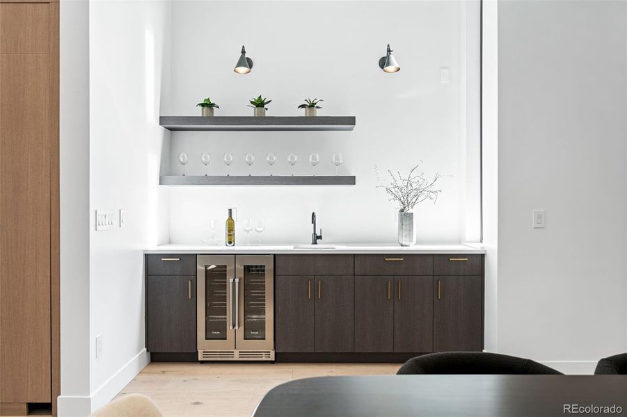 Furnished interior view inside a new home in , Denver (Image 16).