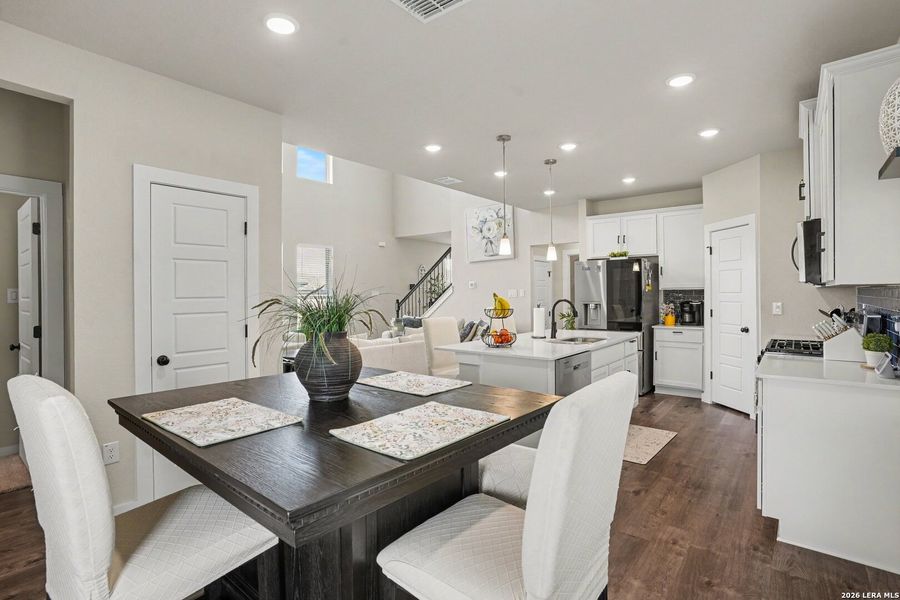 Furnished interior view inside a new home in , San Antonio (Image 14). Furnished interior view inside a new home in , San Antonio (Image 14).