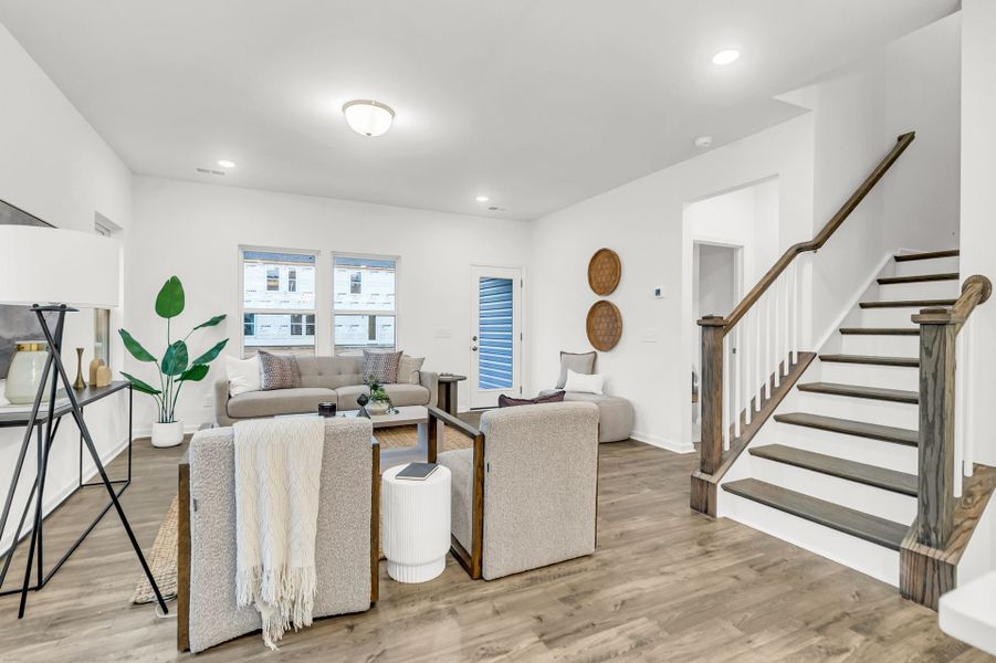 Furnished interior view inside a new home in Homecoming, Ravenel (Image 16).