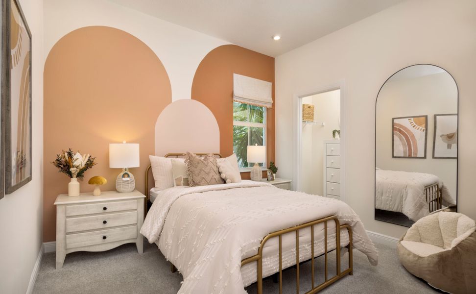 Representative furnished interior of a home built from the Prairie by Mattamy Homes in Newfield, Palm City (Image 10).