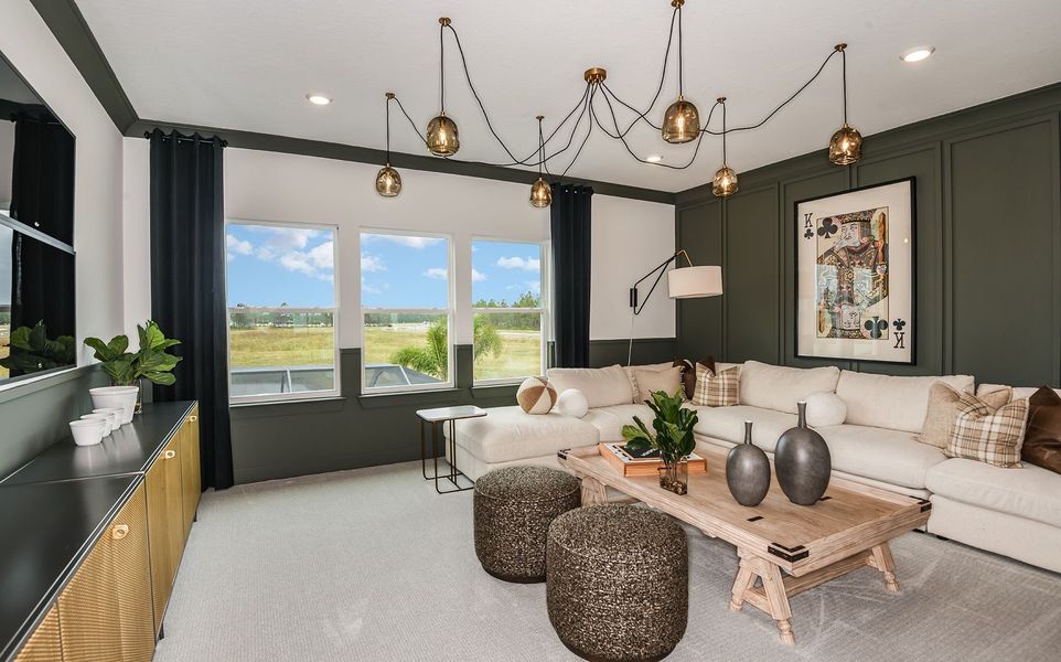 Furnished interior view inside a new home in Vida's Way, Wesley Chapel (Image 8).