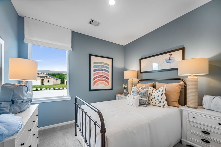 Furnished interior view inside a new home in Bridge Creek 45s and 50s, Cypress (Image 21).