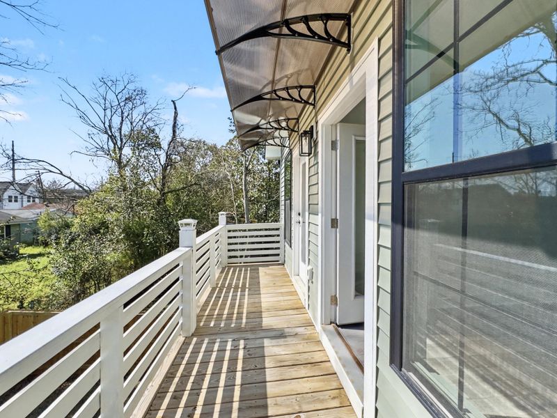 Exterior details and patio area of a home in , North Charleston (Image 18).